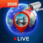 पृथ्वी का नक्शा: GPS सैटेलाइट icon