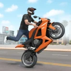 motorsykkel wheelie spill icon