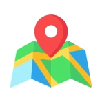 현재위치주소 - 지금 내 좌표, 위도, 경도, GPS icon