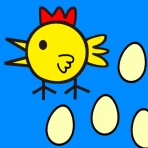 بيضة محظوظة ملونة سعيدة icon