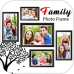 Familie fotolijst icon