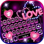 แป้นพิมพ์ Neon Love icon