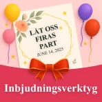 Inbjudningskort Svenska icon