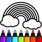 Kleur spelletjes voor kinderen icon