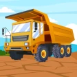 Anleggsmaskiner og lastebiler icon