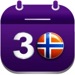 Norsk Kalender med Ukenummer icon
