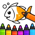 Coloring Book Games & Drawing icon