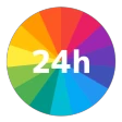 一日予定表: 1日のスケジュールを24時間の円グラフで管理 icon
