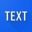 Simple text widget icon