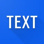 Simple text widget icon