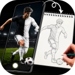 Football Draw: Sketch & Trace icon