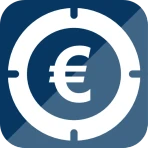 Détecteur de pièces en euros icon