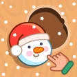 Jul vinter lekar för små barn icon