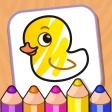 Fargelegging Spill for småbarn icon