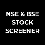 NSE & BSE Stock Screener icon
