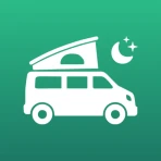 Campernight: camper y camping icon