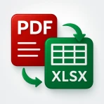 تحويل PDF إلى Excel - XLSX icon