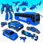 Bus Simulator Police Robot Car icon