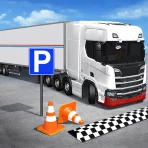 Real Semi Truck Parking Games icon