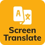 แปลบนหน้าจอ icon