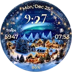 Animated North Pole Christmas icon