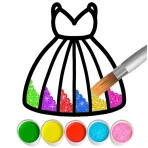 Coloration et dessin de robe icon