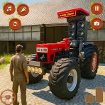 Indian Farming Tractor 3D Game icon
