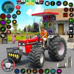 Tractor Game 3d Indian Farming icon