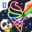เกมวาดเล่นเรืองแสงเบบี้แพนด้า icon