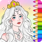 Jeu de Princesse : Coloriage icon