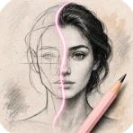 Sketch Steps: AI Loomis Draw icon
