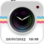 GPS วันที่และเวลา ประทับ กล้อง icon