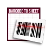 Barcode to Sheet icon