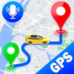 GPS Voice Navigation: Live Map icon
