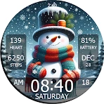 Key WF55 Snowman Watch Face icon