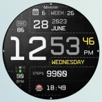 MD131 - Digital watch face icon