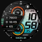 MD254 Digital watch face icon