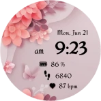 NXV01 Flower bloom watch face icon