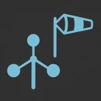 Velocidade e direção do vento icon