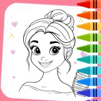 ดินแดนระบายสีเจ้าหญิง icon
