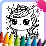 ยูนิคอร์นระบายสีมหัศจรรย์ icon
