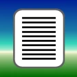 Einfacher Einkaufszettel icon
