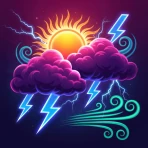 Wetterwarnung: UV•Wind•Widget icon