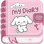 Diary with Fingerprint Lock icon