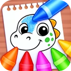 Dino Coloring Game icon
