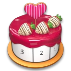 케이크 컬러링 3D icon
