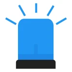 Blauw licht & Politie Volgen icon