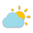 Météo simple et widget horloge icon