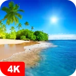 Hintergrundbilder mit Ozean 4K icon