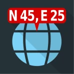 خريطة الإحداثيات icon